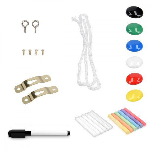 Tabla magnetica combinata cu creta Navaris, 60 x 40 cm, 46082.02