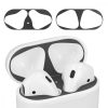 Set 2 Aparatori de praf pentru casti Apple AirPods 2/AirPods 1, Kwmobile, Negru, Plastic, 48242.01