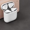 Set 2 Aparatori de praf pentru casti Apple AirPods 2/AirPods 1, Kwmobile, Negru, Plastic, 48242.01