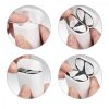 Set 2 Aparatori de praf pentru casti Apple AirPods 2/AirPods 1, Kwmobile, Negru, Plastic, 48242.01
