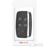 Carcasa Cheie pentru Land Rover / Jaguar - 5 Butoane, Plastic, Negru, 48227.01