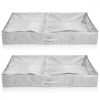 Set 2x Dulap sub pat cu dimensiune 91 x 50 x 14 cm si fereastra de vizionare, 46268.22.2