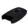 Husa Cheie Auto pentru BMW - 3 Butoane - Keyless Go, kwmobile, Silicon, Negru / Albastru, 41730.29