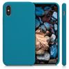 Husa Apple iPhone X / iPhone XS, Silicon, Verde, 42495.62