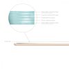 Set 2 Folii de protectie mate pentru tableta Apple iPad Air 3 (2019) , Kwmobile, Transparent, Plastic, 48340.2
