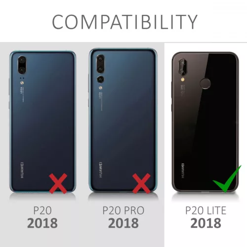 Husa Huawei P20 Lite, Silicon, Negru, 46534.08