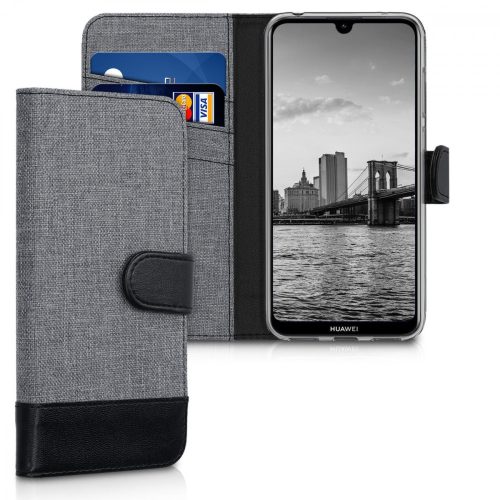 Husa Huawei Y7 Pro (2019), Textil, Gri, 48369.01