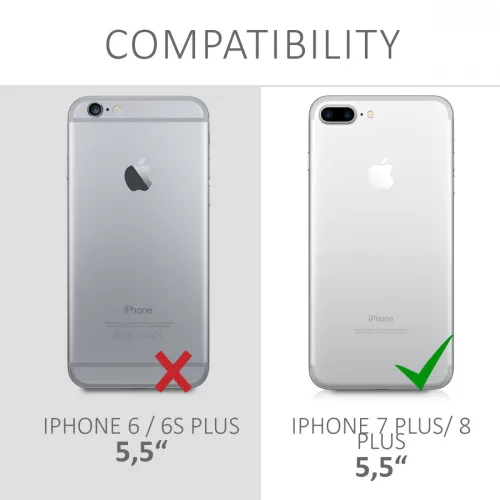 Husa Apple iPhone 8 Plus / iPhone 7 Plus, Silicon, Verde, 40842.142