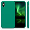 Husa Apple iPhone X / iPhone XS, Silicon, Verde, 42495.142