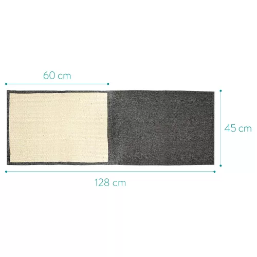 Protectie impotriva zgarieturilor pentru Pisici, 60x45 cm, Sisal, Multicolor, 48412.19.02