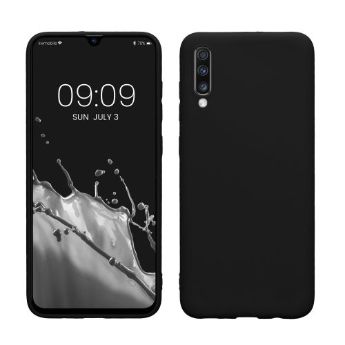 Husa Samsung Galaxy A70, Silicon, Negru, 48427.47