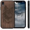 Husa Apple iPhone XR, Lemn, Maro, 46748.04
