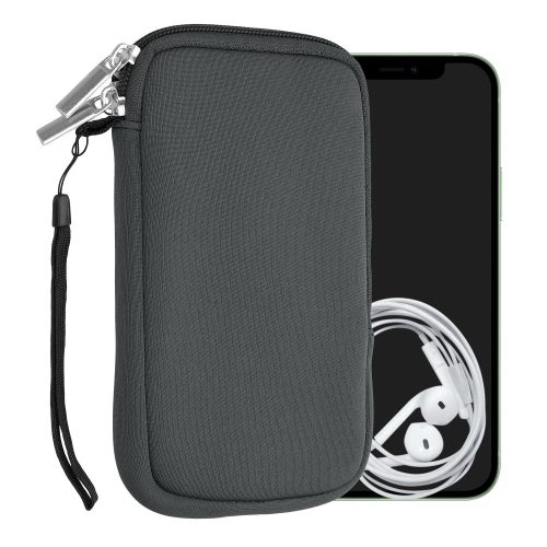 Husa Universala telefon M - 5,5 inch, Neopren, Gri, 46188.2.22