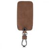 Husa Cheie Auto pentru Renault / Dacia - 4 Butoane - Keyless Go, kwmobile, Piele ecologica, Maro, 48563.05