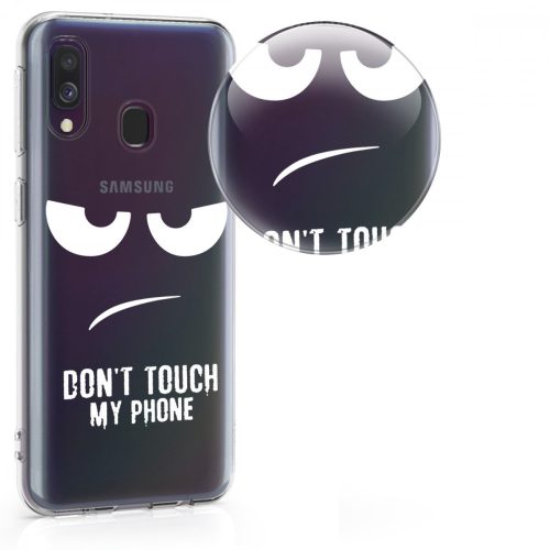 Husa Samsung Galaxy A40, Silicon, Transparent, 48542.02