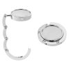 Set 2 Carlige de masa pentru genti, Kwmobile, Argintiu, Aluminiu, 48556.01