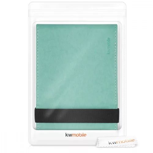Husa pentru Kobo Clara HD, Piele ecologica, Verde, 46214.71