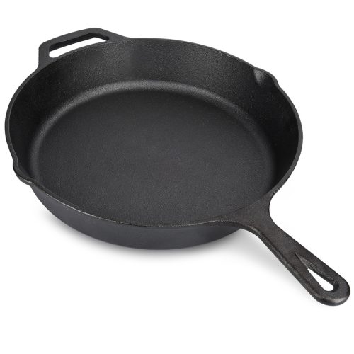 Tigaie din fonta Navaris - 30 cm - negru, 48585.01