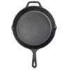 Tigaie din fonta Navaris - 30 cm - negru, 48585.01