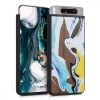 Husa Samsung Galaxy A80, Lemn, Maro, 48664.01