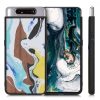 Husa Samsung Galaxy A80, Lemn, Maro, 48664.01