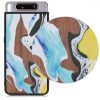 Husa Samsung Galaxy A80, Lemn, Maro, 48664.01