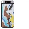 Husa Samsung Galaxy A80, Lemn, Maro, 48664.01