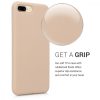 Husa Apple iPhone 8 Plus / iPhone 7 Plus, Silicon, Bej, 40842.154