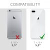Husa Apple iPhone 8 Plus / iPhone 7 Plus, Silicon, Bej, 40842.154