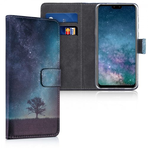 Husa Huawei Y9 (2019), Piele ecologica, Multicolor, 48780.03