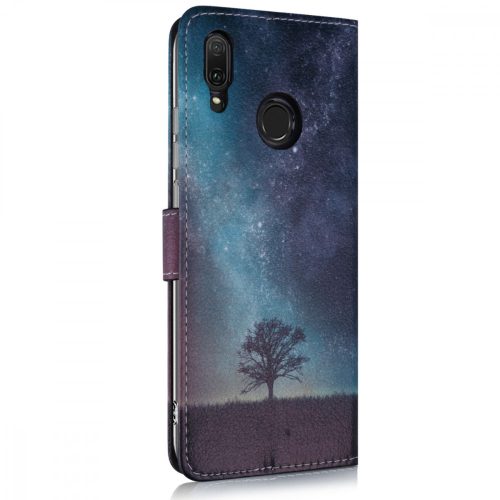 Husa Huawei Y9 (2019), Piele ecologica, Multicolor, 48780.03