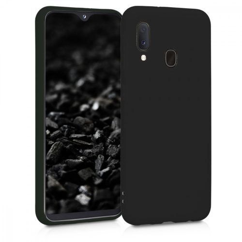 Husa Samsung Galaxy A20e, Silicon, Negru, 48738.47