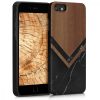Husa Apple iPhone 6 / iPhone 6s, Lemn, Maro, 46078.16