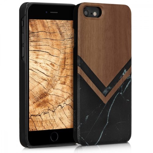 Husa Apple iPhone 6 / iPhone 6s, Lemn, Maro, 46078.16