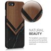Husa Apple iPhone 6 / iPhone 6s, Lemn, Maro, 46078.16