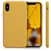 Husa Apple iPhone X / iPhone XS, Silicon, Galben, 42495.143