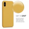 Husa Apple iPhone X / iPhone XS, Silicon, Galben, 42495.143