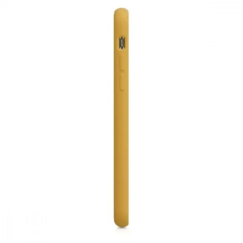 Husa Apple iPhone X / iPhone XS, Silicon, Galben, 42495.143
