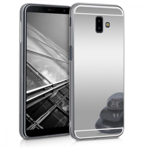 Husa Samsung Galaxy J6 Plus, Silicon, Argintiu, 48754.42
