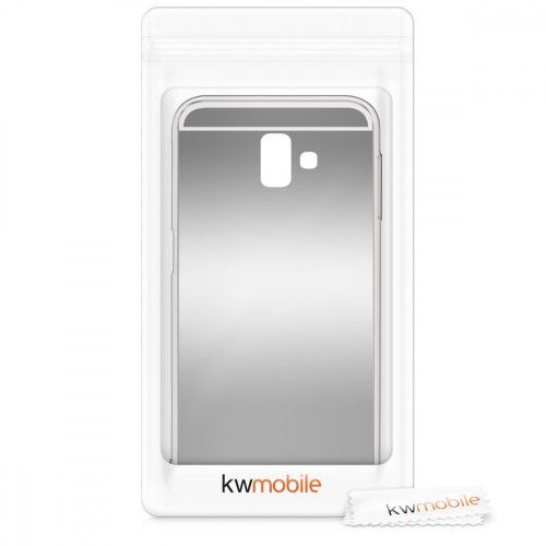 Husa Samsung Galaxy J6 Plus, Silicon, Argintiu, 48754.42