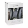 Set 2 dezumidificatoare auto Navaris, 2x500 g, reutilizabile, regenerare 80 C, gri, smectita