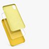 Husa Apple iPhone XR, Silicon, Galben, 45910.143