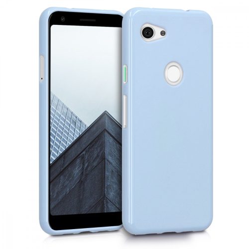 Husa Google Pixel 3a, Silicon, Albastru, 47590.58