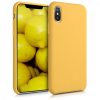 Husa Apple iPhone X / iPhone XS, Silicon, Galben, 46313.143