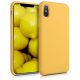 Husa Apple iPhone X / iPhone XS, Silicon, Galben, 46313.143