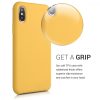 Husa Apple iPhone X / iPhone XS, Silicon, Galben, 46313.143