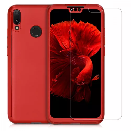 Husa Huawei Y9 (2019), Policarbonat, Rosu, 48889.36