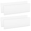 Set 4 Protectii perete autoadezive pentru usa auto 40 x 12 x 1.5 cm, Kwmobile, Alb, EVA, 46973.02