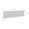 Set 2 Protectii perete autoadezive pentru usa auto 40 x 12 x 1.5 cm, Kwmobile, Gri, EVA, 46972.19