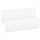 Set 2 Protectii perete autoadezive pentru usa auto 40 x 12 x 1.5 cm, Kwmobile, Alb, EVA, 46972.02